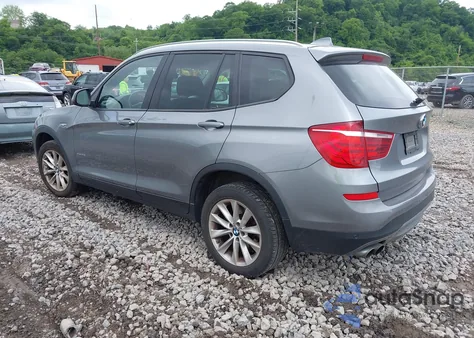 2015 BMW X3 xDrive28I z USA, uszkodzony, nr VIN 5UXWX9C54F0D51652